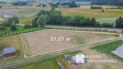 DZIAŁKA 21 AR W PIWODZIE