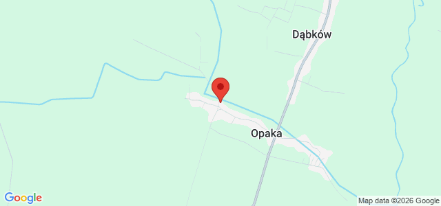 Opaka dom wśród zieleni i stawow