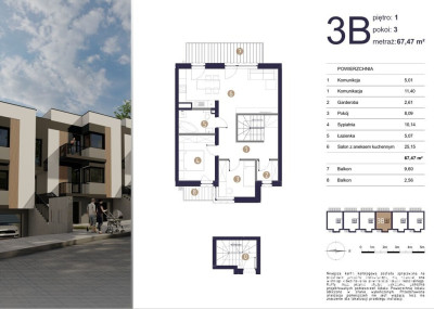 Nowy apartament 67m² | Pompa ciepła | Garaż 2st