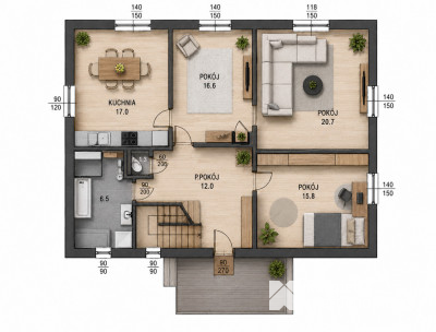 Komfortowy dom, niskie koszty i 176 m² możliwości