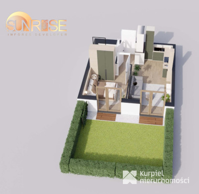 Sunrise Park | Mieszkanie nr 0.2 | 2 pokoje 34,20 m² + ogród |