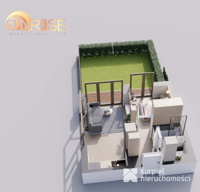 Sunrise Park | Mieszkanie nr 0.6 | 2 pokoje 32,57 m² + ogród |