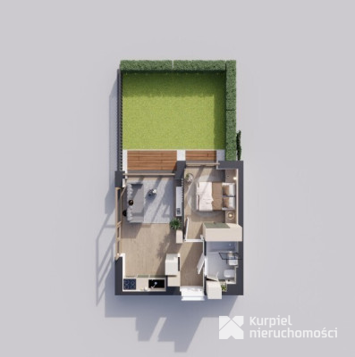 Sunrise Park | Mieszkanie nr 0.6 | 2 pokoje 32,57 m² + ogród |