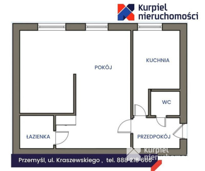 Mieszkanie na 1 piętrze blok Kraszewskiego