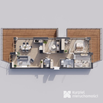 Sunrise Park | Mieszkanie nr 4.6 | 4 pokoje 85,79 m2 + balkon |