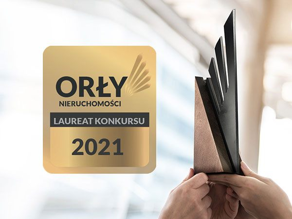 Jesteśmy laureatem nagrody "Orły Nieruchomości 2021"